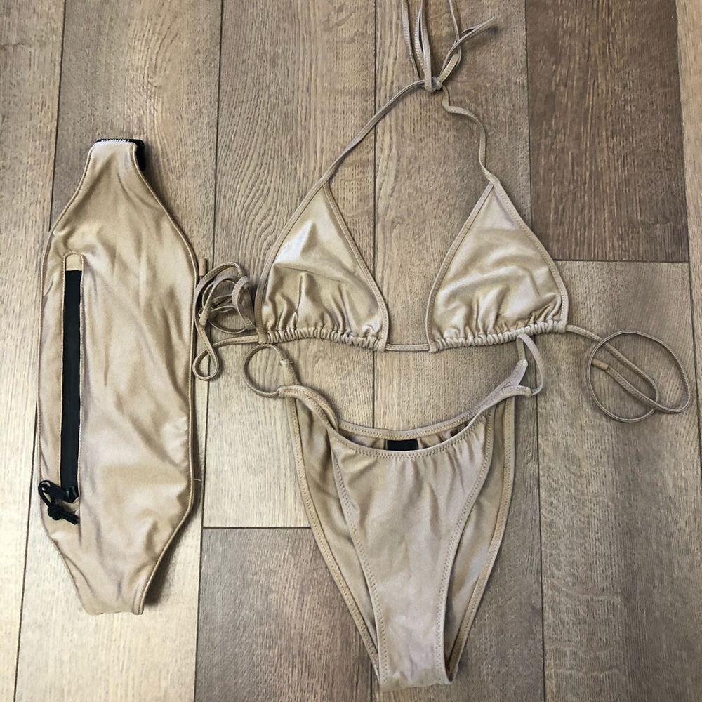 Triangl Kea in Nude Set